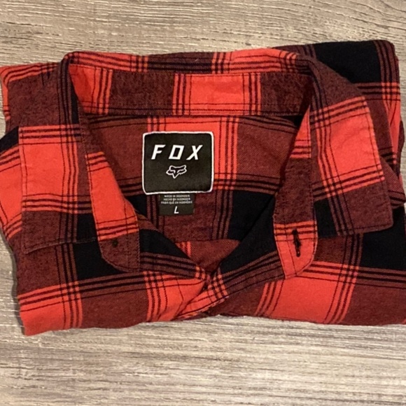 Fox Men’s flannel - Picture 6 of 8